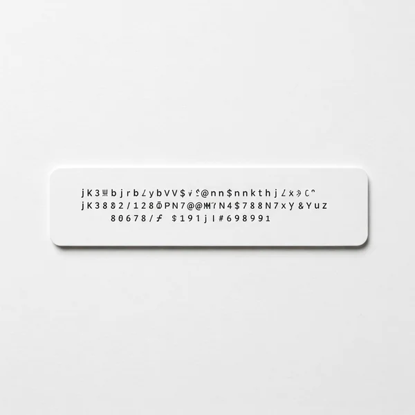 Halimbawa ng isang komplikadong matibay na random password string