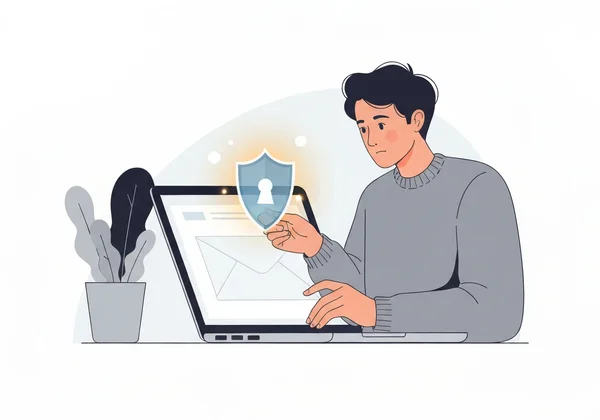Digital shield protecting against phishing email