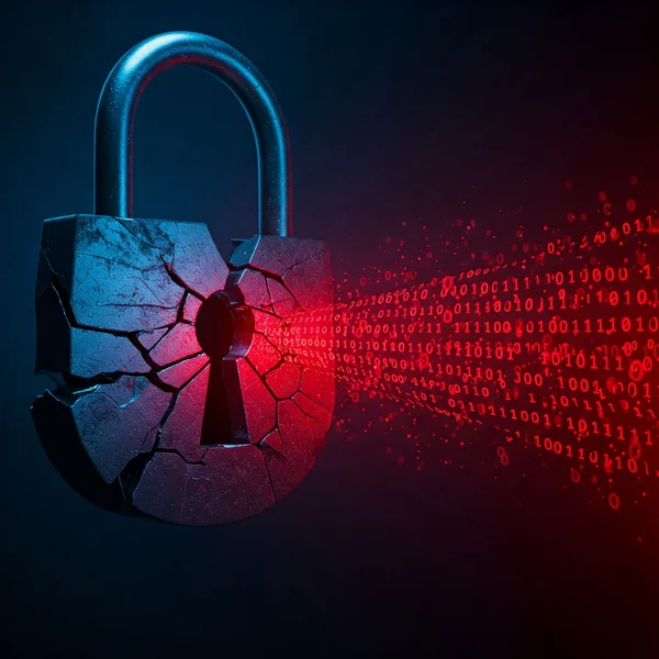Visualization of password cracking risk digital padlock