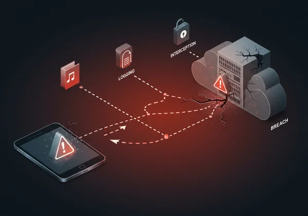 Risiko pembuatan kata sandi sisi server dengan data yang keluar.