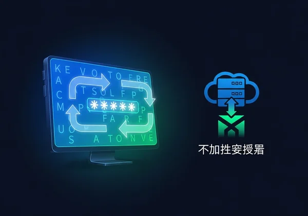 Mật khẩu được tạo trên thiết bị, không chạm vào máy chủ