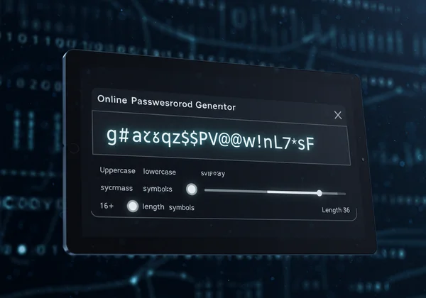 Strong, random password being generated by a tool